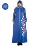 Ethnic Fashion abaya Dress Blue 2005