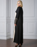Plus Size Muslim Women Prayer Dress Black 2007