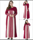 Plus Size Muslim Women Prayer Dress Red 2007