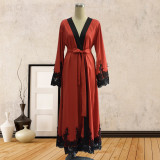 Kaftan Dress Moroccan Red 1497