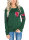Women Floral Sweatshirt Green 094