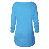 Blue Pullover Sweater 0179