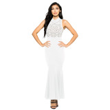 Women Occasion Maxi Dress White 2221