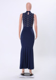 Women Occasion Maxi Dress Royal Blue 2221