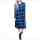 Long Sleeve Plaid Midi Dress Blue 71206