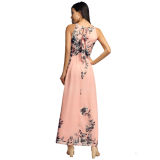 Floral Bohemian Dress With Belt 1333