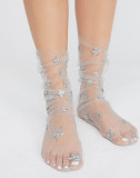 Sheer Star Socks 001