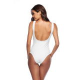 Sexy Backless Solid Color One Piece Monokini 11708