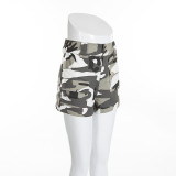 Women Cargo Shorts With Pocket Design 3571
