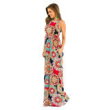 High Quality Womens Floral Maxi Dress 016