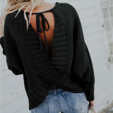Bat Wing Sleeve Sweater 3029