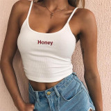 Honey Print Crop Top 1730661