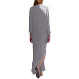 Cotton Linen Maxi Dress 330