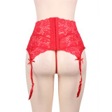Lace Garter With G-string 5159