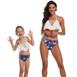 Lace Up Mother Daughter Bikini Swimsuit 190121