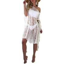 Hollow Out Beach Cover Ups 3678
