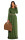 Long Sleeve Maxi Dress Army Green 1888
