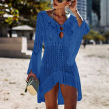 Crochet Knit Dress Cover Up 3681
