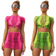 Fluorescence Women Two Piece Dresses 9369