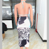 2 Piece Summer Skirt Set For Women 8107