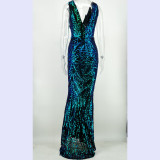 Sparkle Evening Gown 21856
