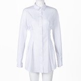 White Shirt Dress 1734642