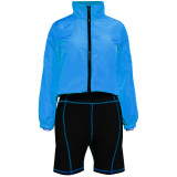 Sport Jacket Zipper And Shorts Set 9394