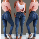 High Rise Skinny Jeans For Women 0325