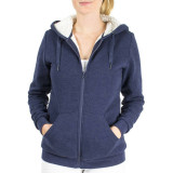 Sherpa Lined Hooded Sweatshirt DK003