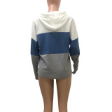 Color Block Hoodie Sweatshirts X02