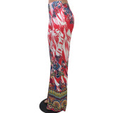 Floral Flare Pants 1130
