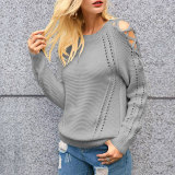 Criss-cross Shoulder Fall Sweater 5522