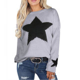Women's Sweater With Star On It 5529
