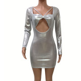 Long Sleeve Tight Night Club Desses For Women 1182A