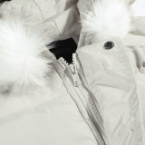 4 Colors Women Winter Long Cotton Padded Jacket 982007