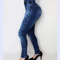 Brazillian Studded Push Up Jeans For Women 0336