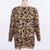 Plus Size Leopard Sweater 3167