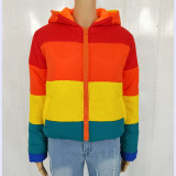 Rainbow Cotton-padded Jacket 010