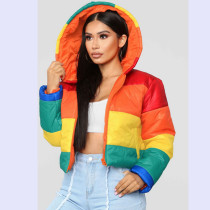 Rainbow Cotton-padded Jacket 010