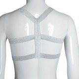  Sexy Men Bandage Top Gay Lingerie 6050