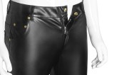 Fashion Men Leather Pants 6002