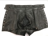 Lace Up Side Vinyl Leather Men Boxers Panty 6624