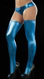 6 Colors Metallic Thigh High Stocking With Foot 1001