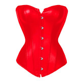 S-6XL Sexy Ladies PU Leather Corset TW808A