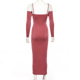 Off-Shoulder Bodycon Dress 1735592