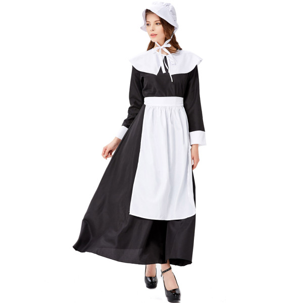 M-XXL Women Maid Costume 3327