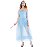 Women Blue Princess Costume 2907