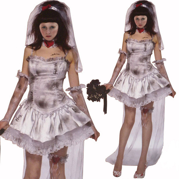 Halloween Bride Cosplay Costume 8200