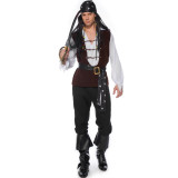 M-XL Men Pirate Cosplay Costume 1823