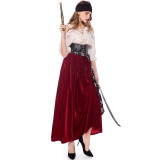 M-XL Carnival Party Female Pirate Cosplay Costume 19020
